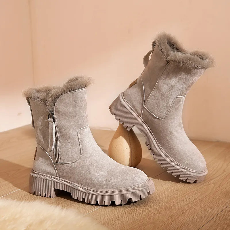 Women's Warm Plush Suede Boots™
