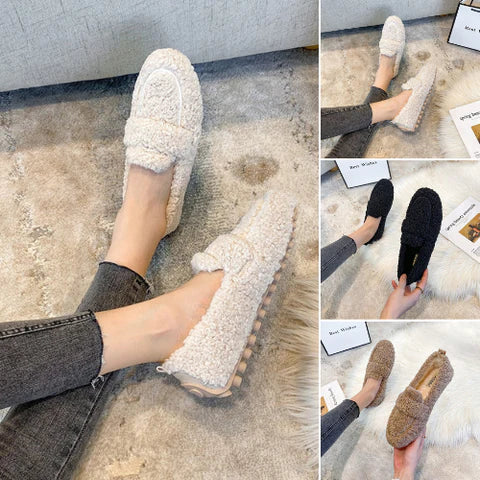 Woman's Warm Plush Loafers™